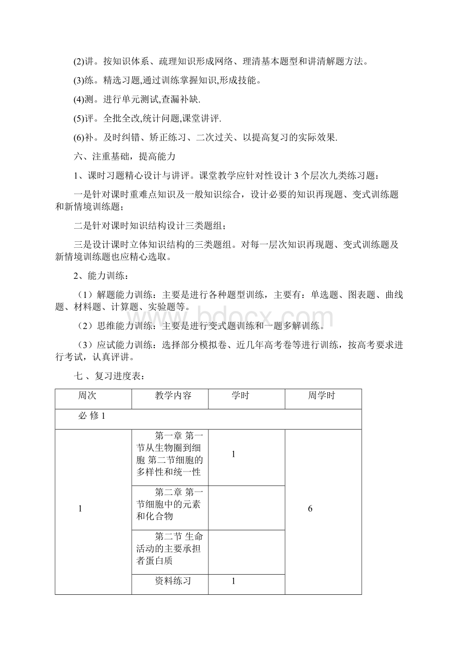 高三生物备考计划Word下载.docx_第2页