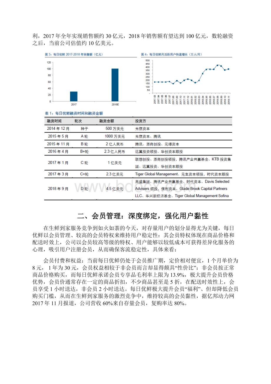 生鲜到家行业每日优鲜分析报告Word下载.docx_第2页