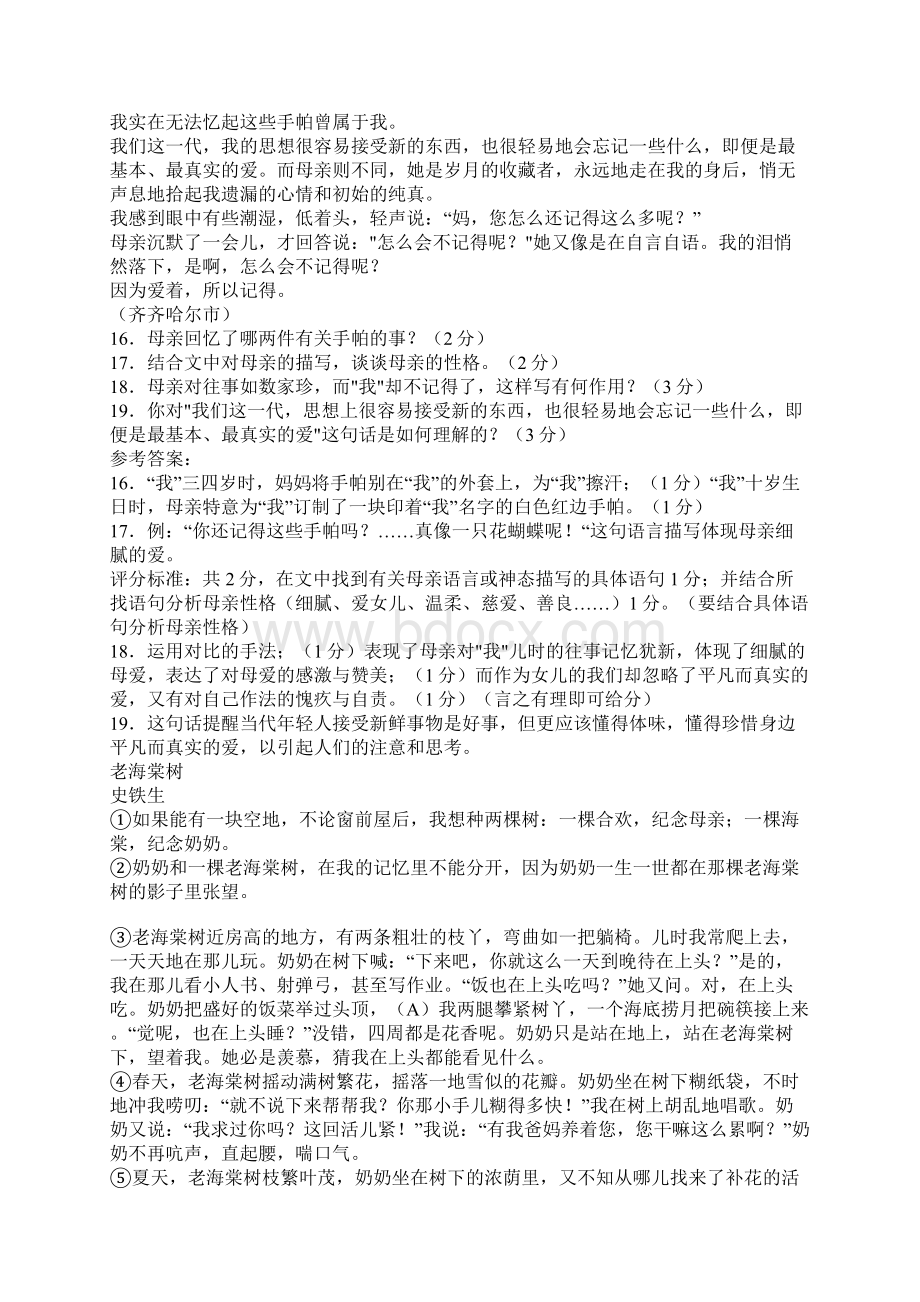 中考语文复习之记叙文阅读篇一.docx_第2页