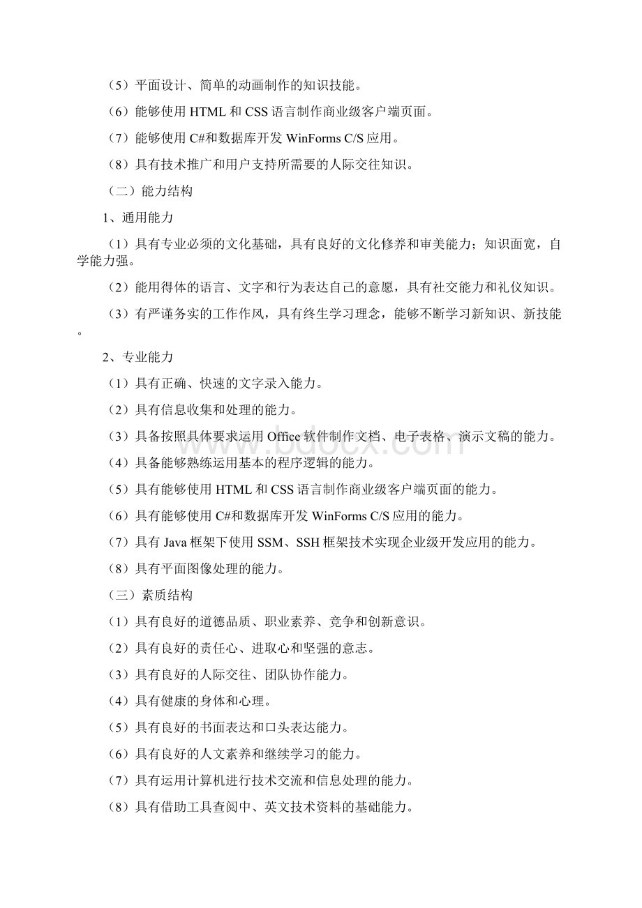 计算机程序设计专业人才培养方案.docx_第2页