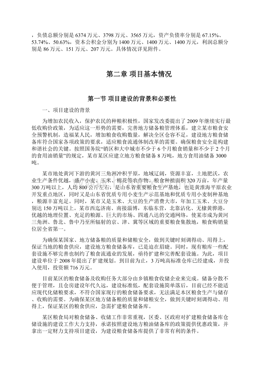 粮食仓储设施扩建项目建设可行性研究报告.docx_第3页