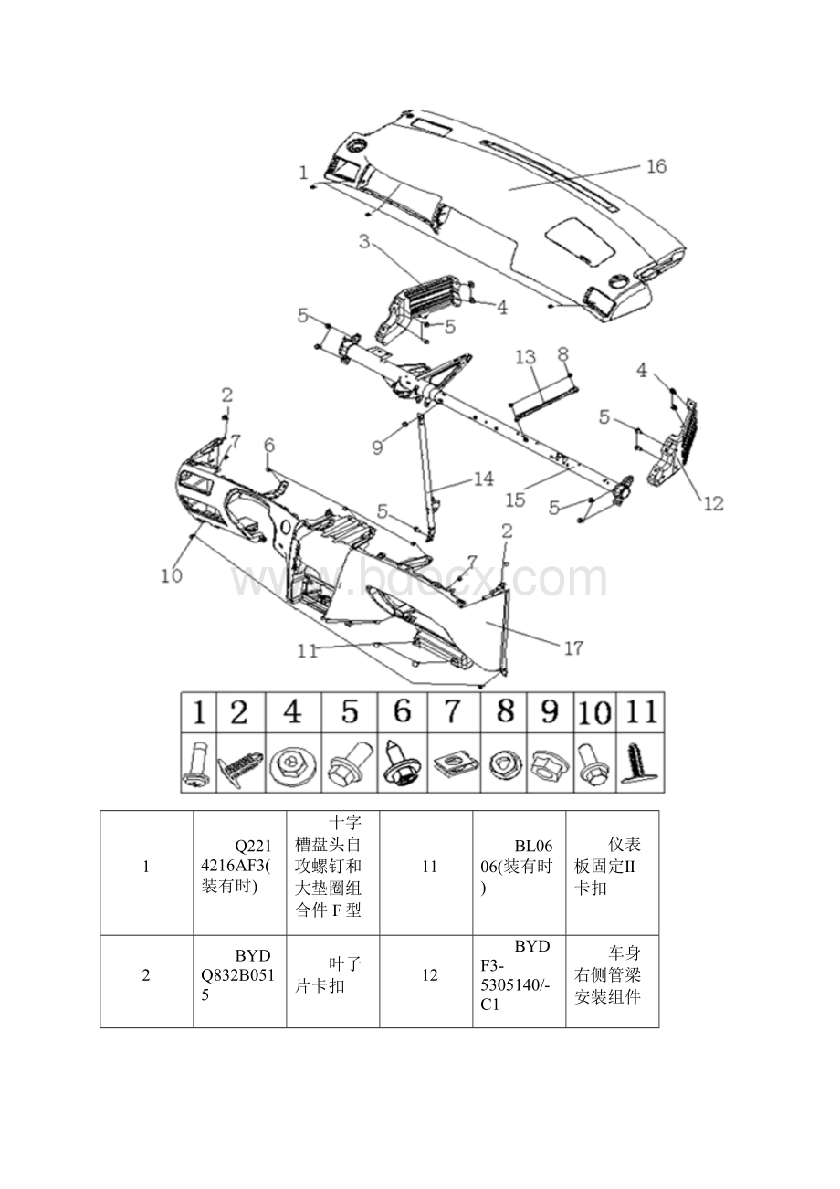 F3维修手册仪表板Word文档下载推荐.docx_第2页