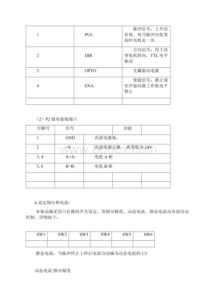 高性能步进驱动器XDL15使用手册.docx_第3页