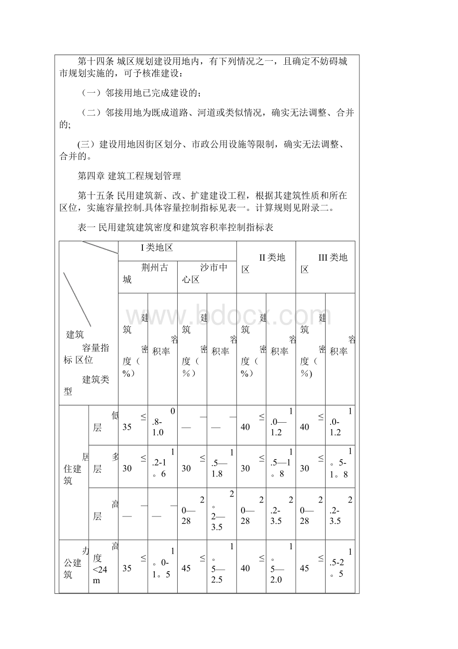 荆州市城市规划管理技术规定.docx_第3页