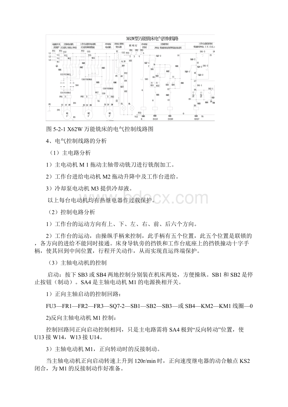 任务五2装调与维修X62W型万能铣床电气的控制线路316331页.docx_第3页