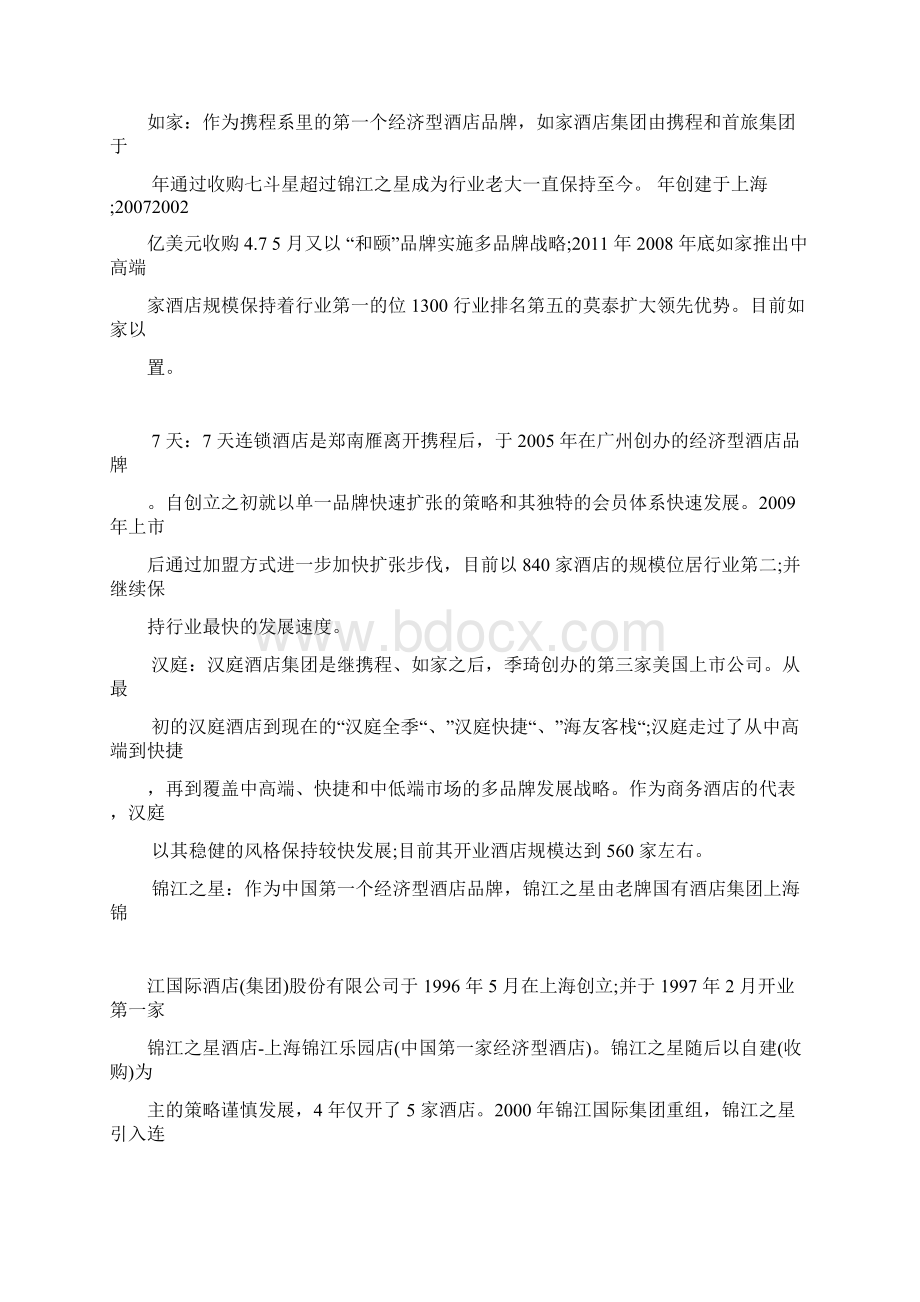 国内主要品牌经济型连锁酒店分析报告.docx_第2页