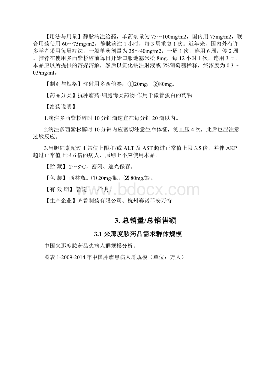 来那度胺药品销售数据市场调研报告docx.docx_第2页