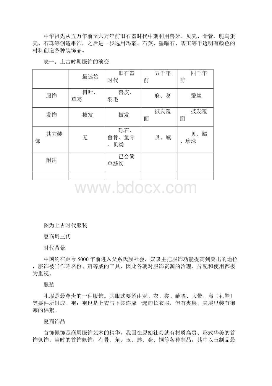 中国古代服装及饰品的变迁与发展文档格式.docx_第2页