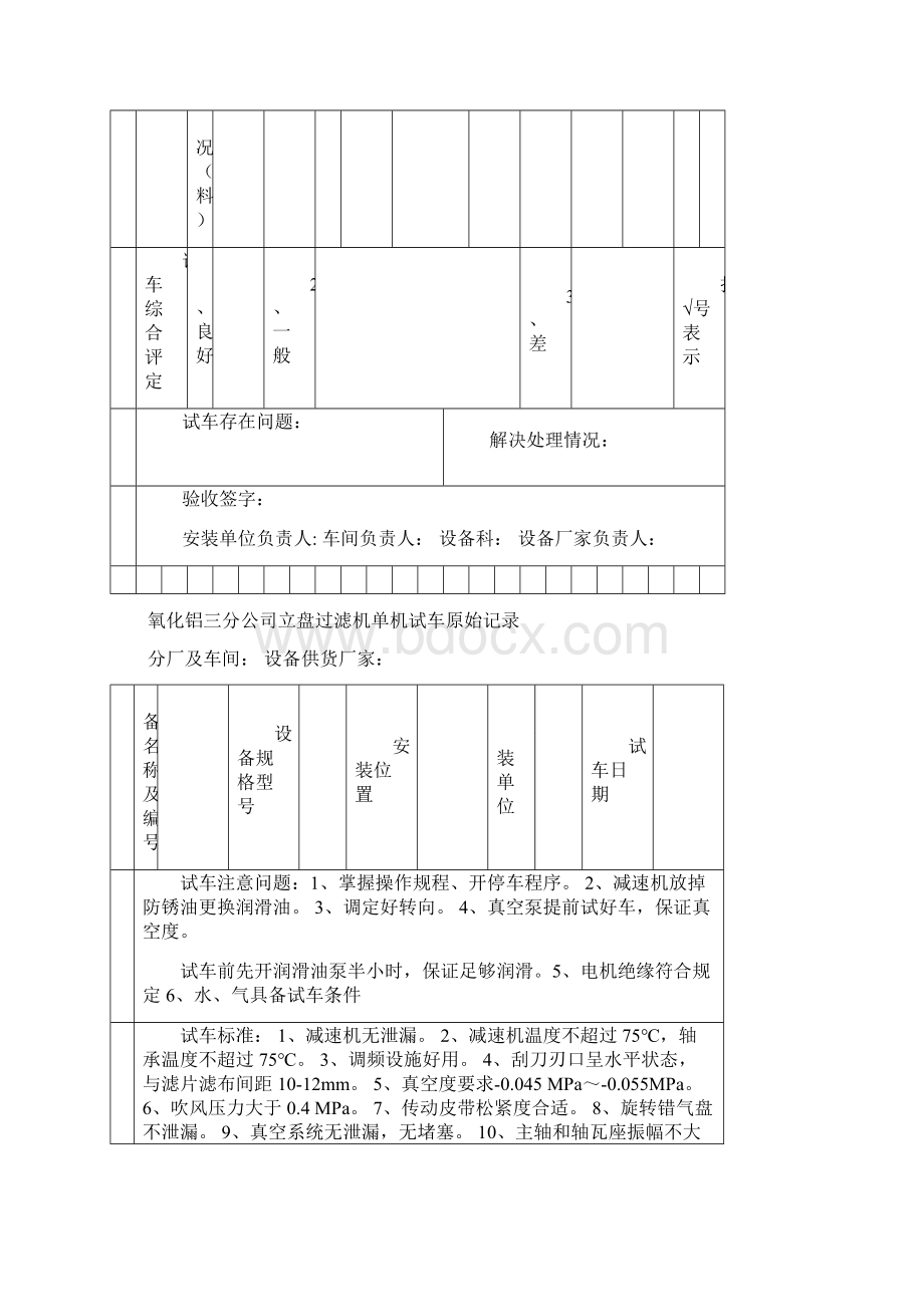 单机试车原始记录表.docx_第3页