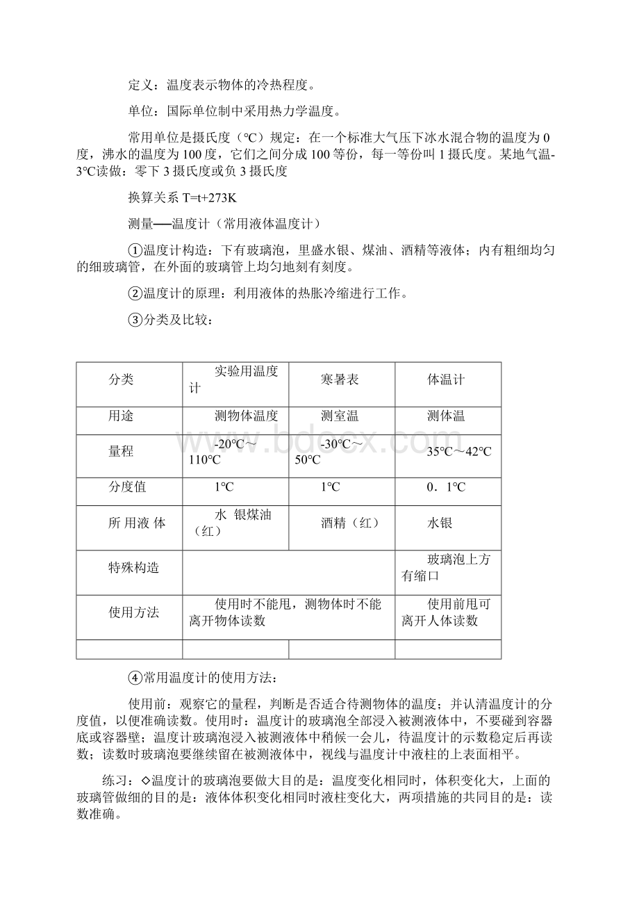 初中物理物态变化讲义.docx_第2页