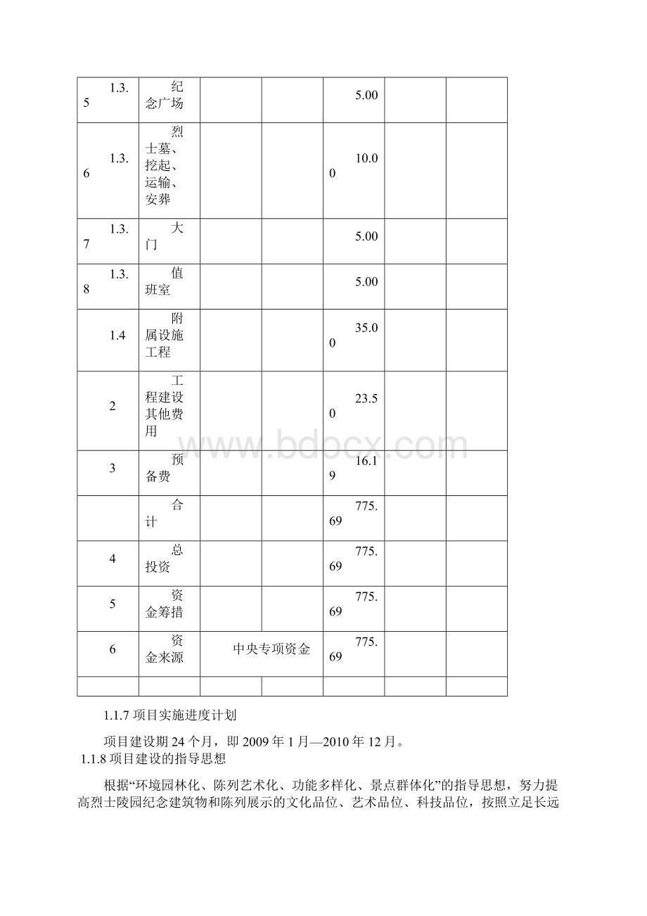 XX市烈士陵园灾后迁建项目可行性研究报告.docx_第3页