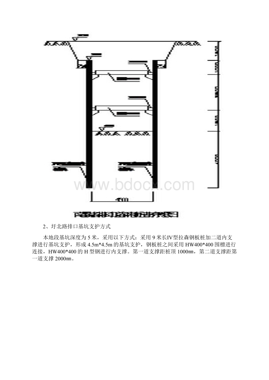 污水一体化提升泵站钢板桩深基坑支护方案.docx_第3页