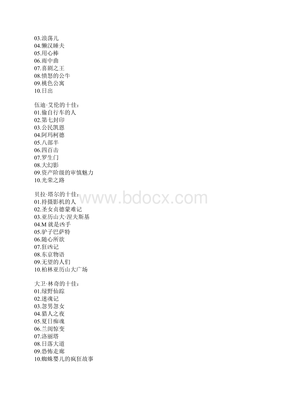 大导演经典电影单Word文件下载.docx_第3页