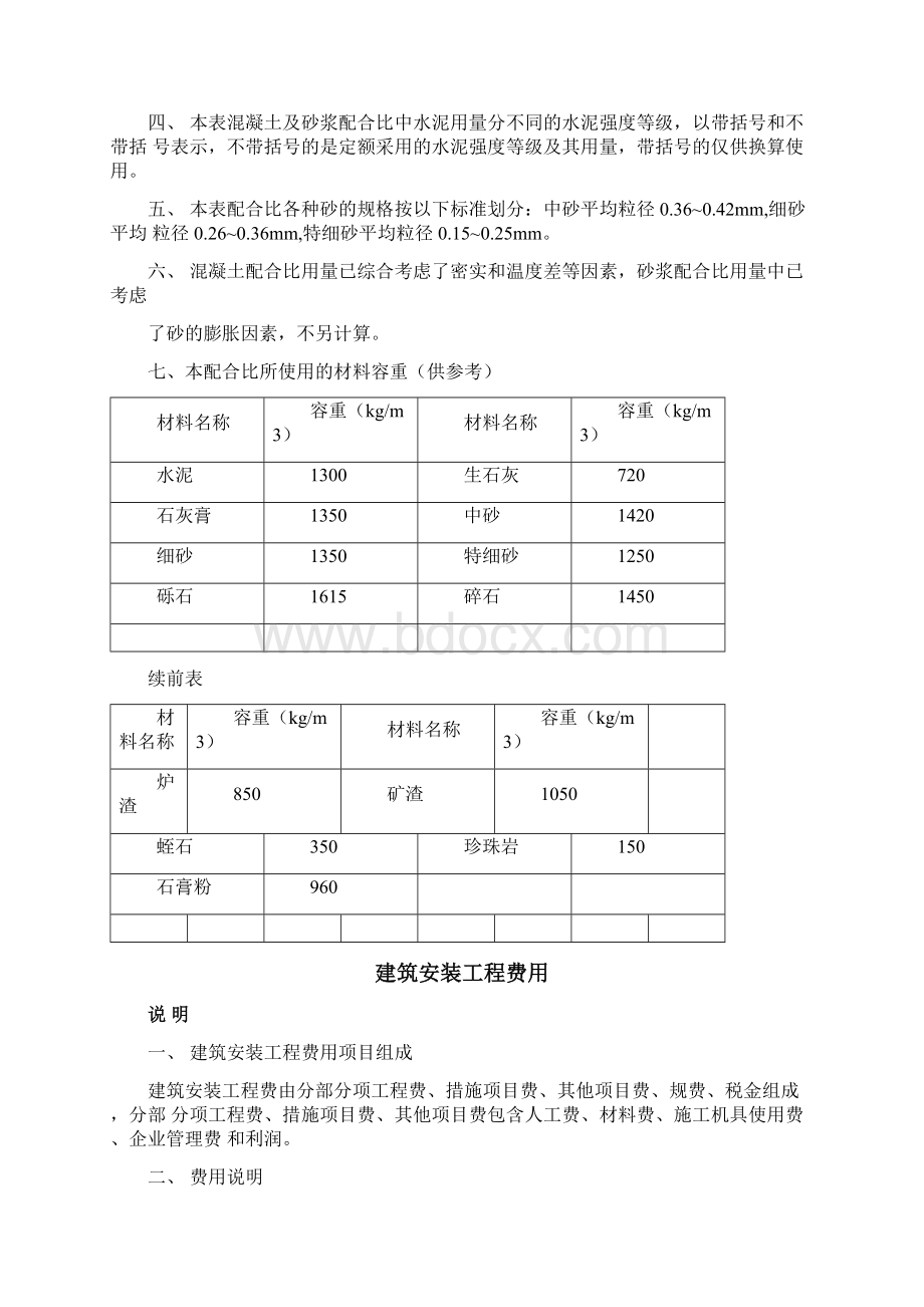 《四川省建设工程工程量清单计价定额》定额说明建筑安装工程费及附录Word文档下载推荐.docx_第3页