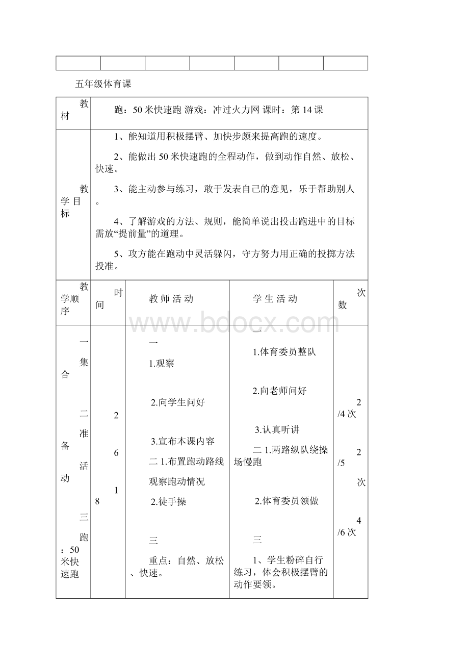 小学水平三五年级体育课教案1317Word文档格式.docx_第3页