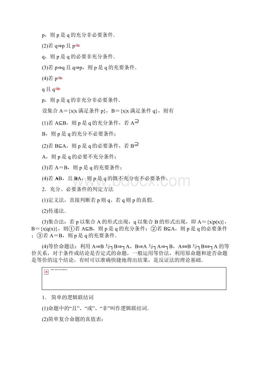 四种命题与充要条件.docx_第2页