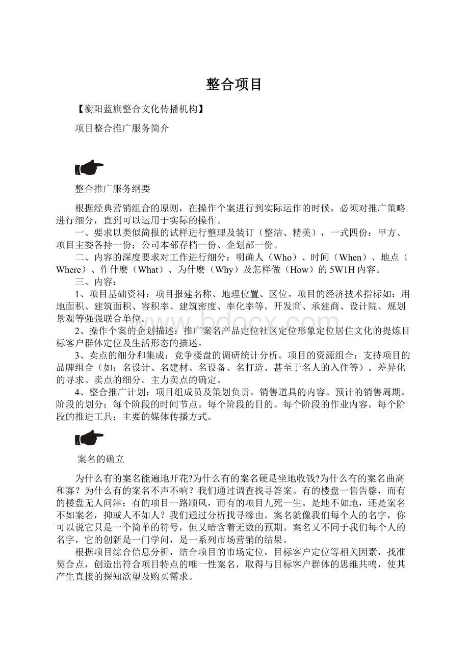 整合项目文档格式.docx