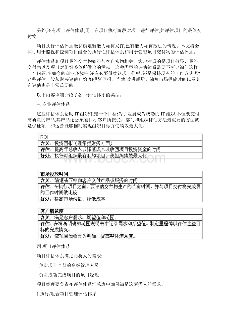 IT项目评估体系与管理成功范本Word文件下载.docx_第2页