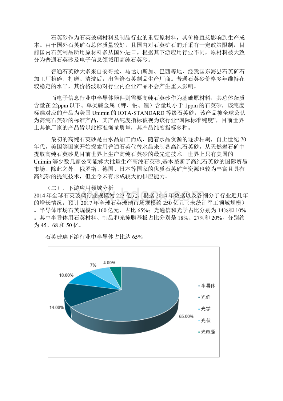 中国石英玻璃行业产业链及市场需求情况分析国防装备市场空间和利润率不断扩大.docx_第3页