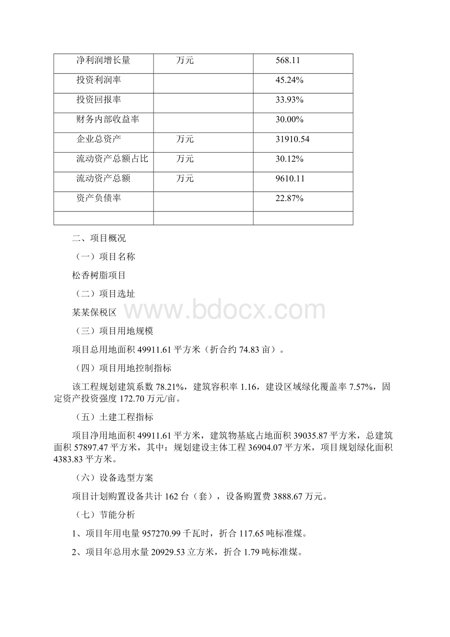 松香树脂项目可行性研究报告.docx_第3页