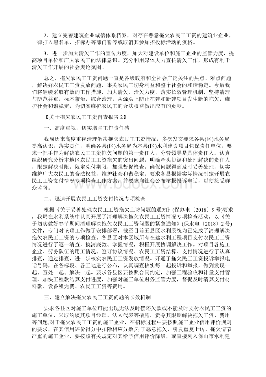 关于拖欠农民工工资自查报告.docx_第3页