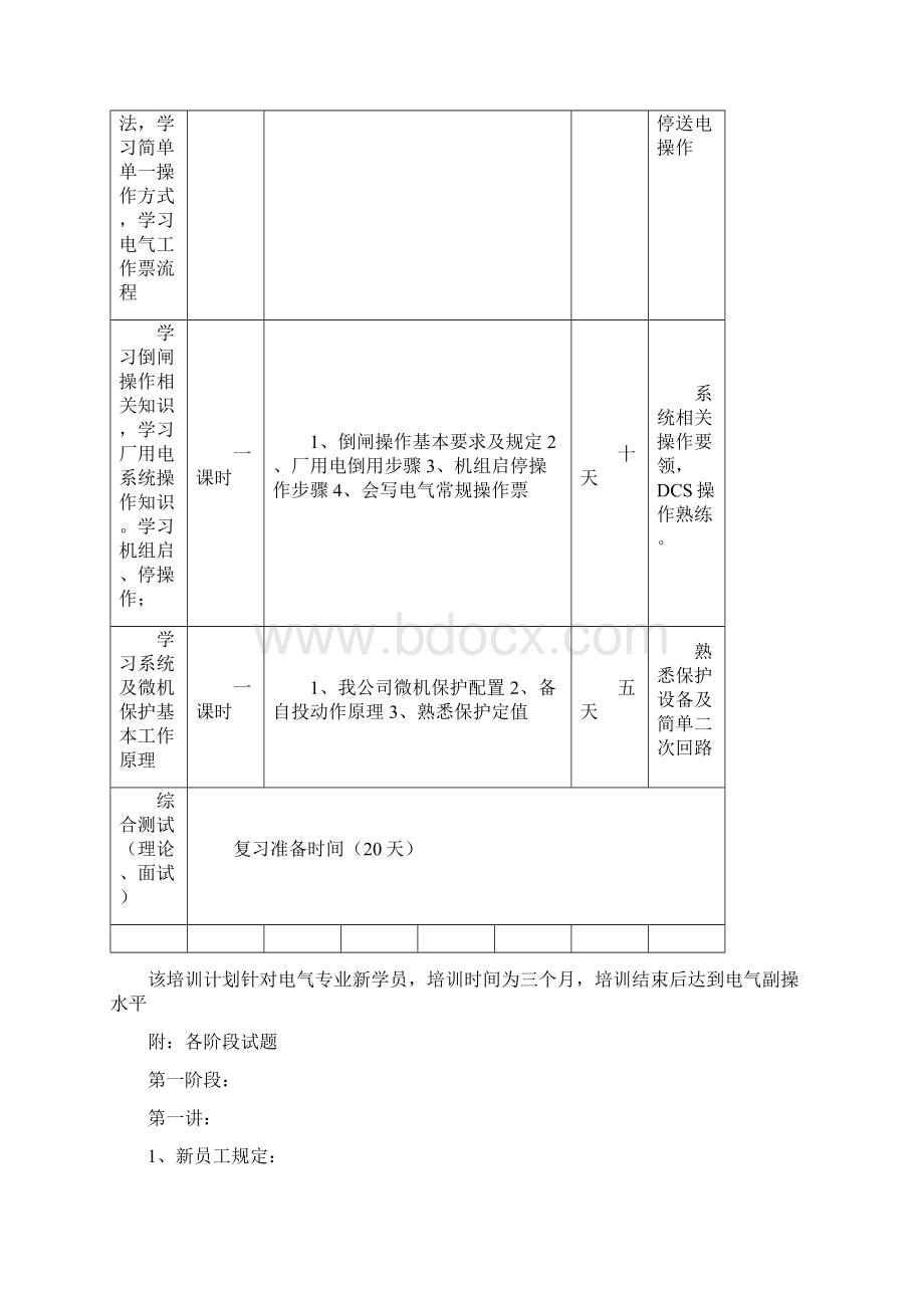 电气培训计划新员工含资料doc.docx_第3页