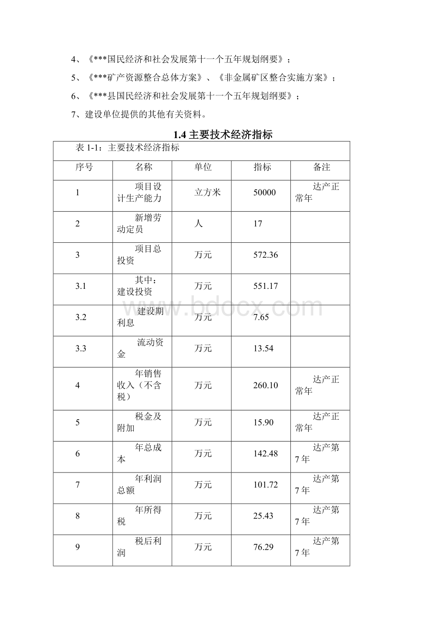 县砂石料场建设项目可行性研究报告1Word文档下载推荐.docx_第3页