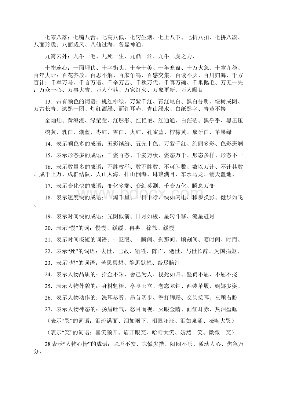 最新人教版 六年级语文小学毕业总复习词语积累资料.docx_第2页