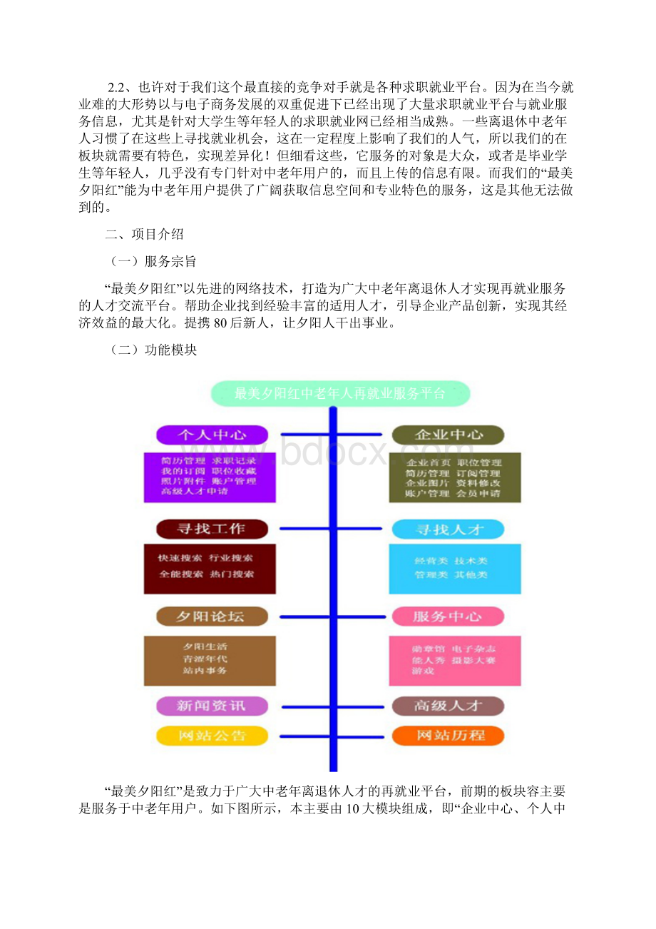 中老年人才再就业平台创业项目计划书.docx_第3页