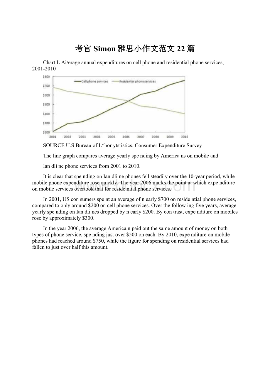 考官Simon雅思小作文范文22篇Word文件下载.docx