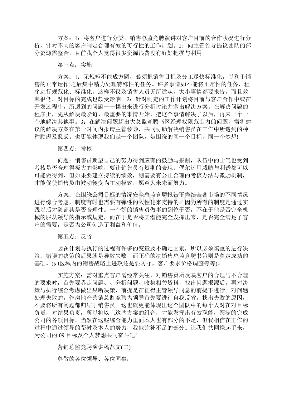 营销总监竞聘演讲稿范文5篇.docx_第2页