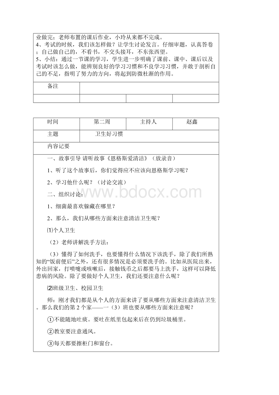 最新二年级班会记录文档格式.docx_第2页