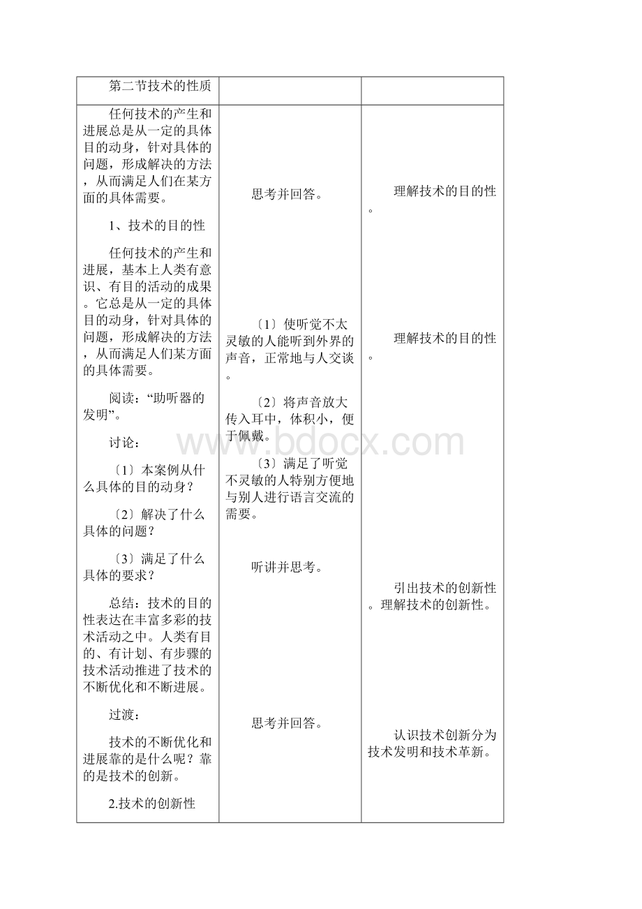 通用技术ⅰ人版12技术的性质教学设计2Word文件下载.docx_第3页