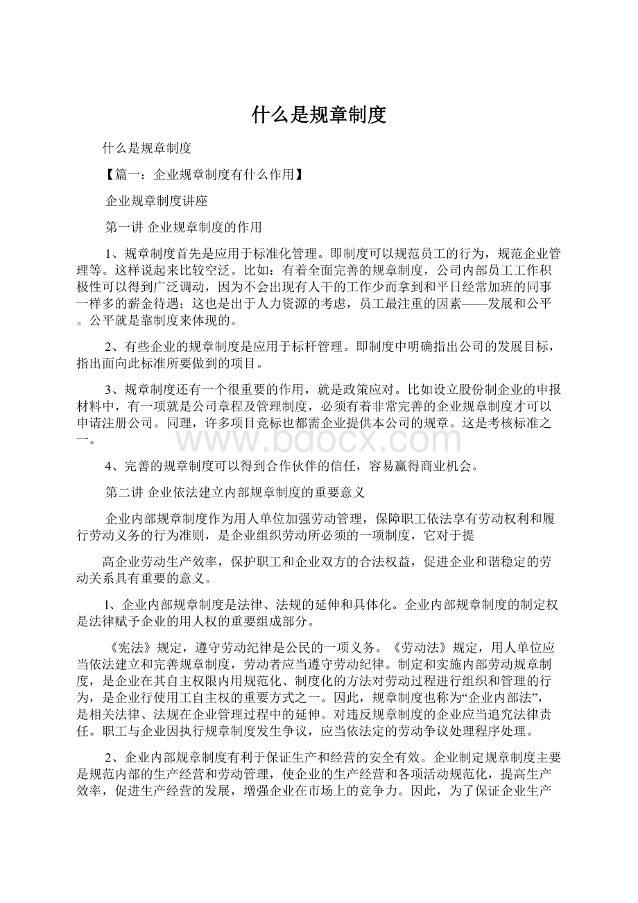 什么是规章制度.docx_第1页