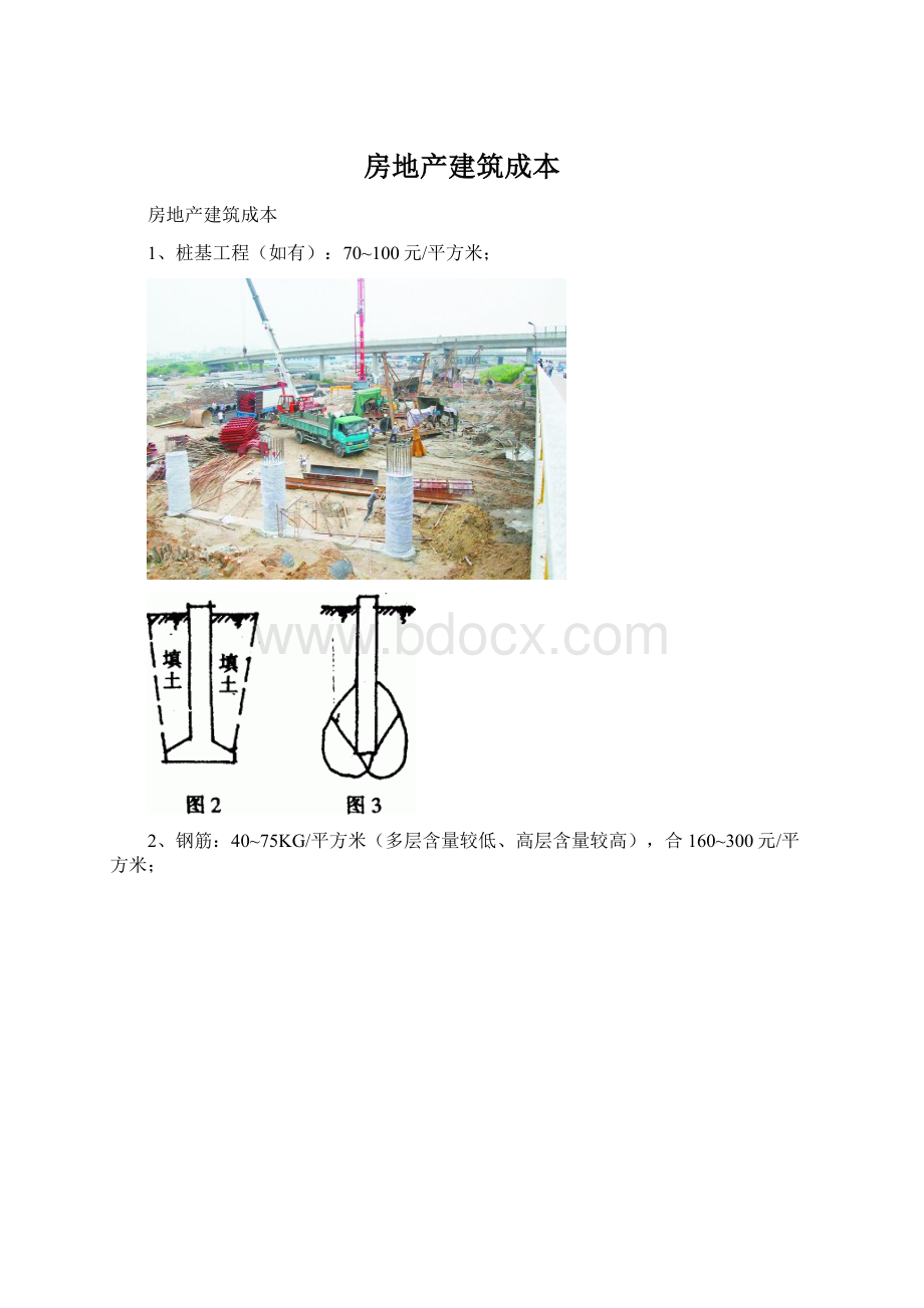 房地产建筑成本Word格式.docx_第1页