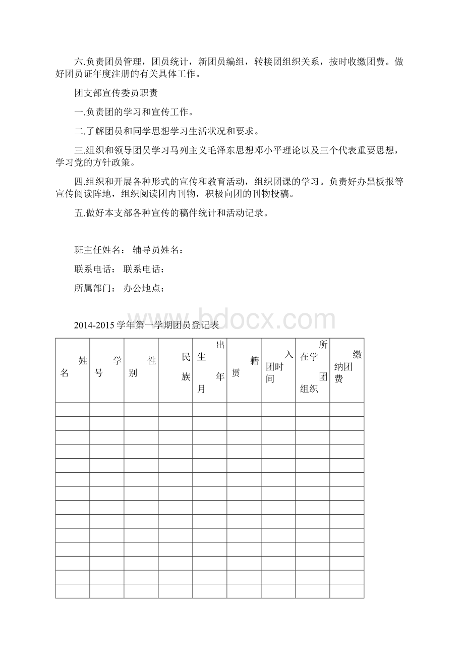 团支部工作手册模板文档格式.docx_第3页