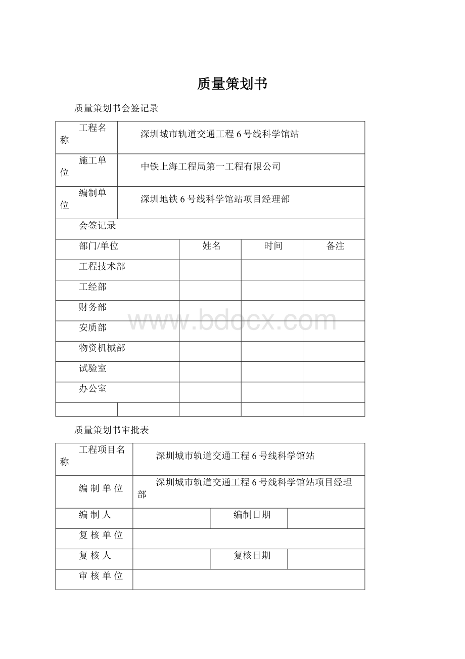 质量策划书Word格式文档下载.docx_第1页