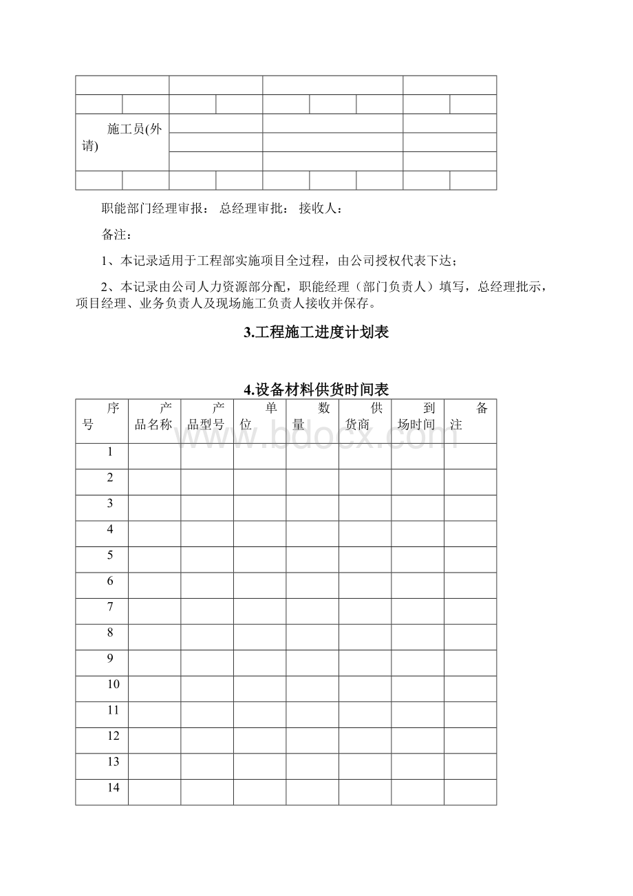 弱电工程施工规范表格汇总文档格式.docx_第3页