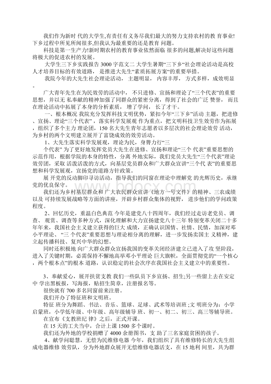 大学生三下乡实践报告3000字.docx_第3页