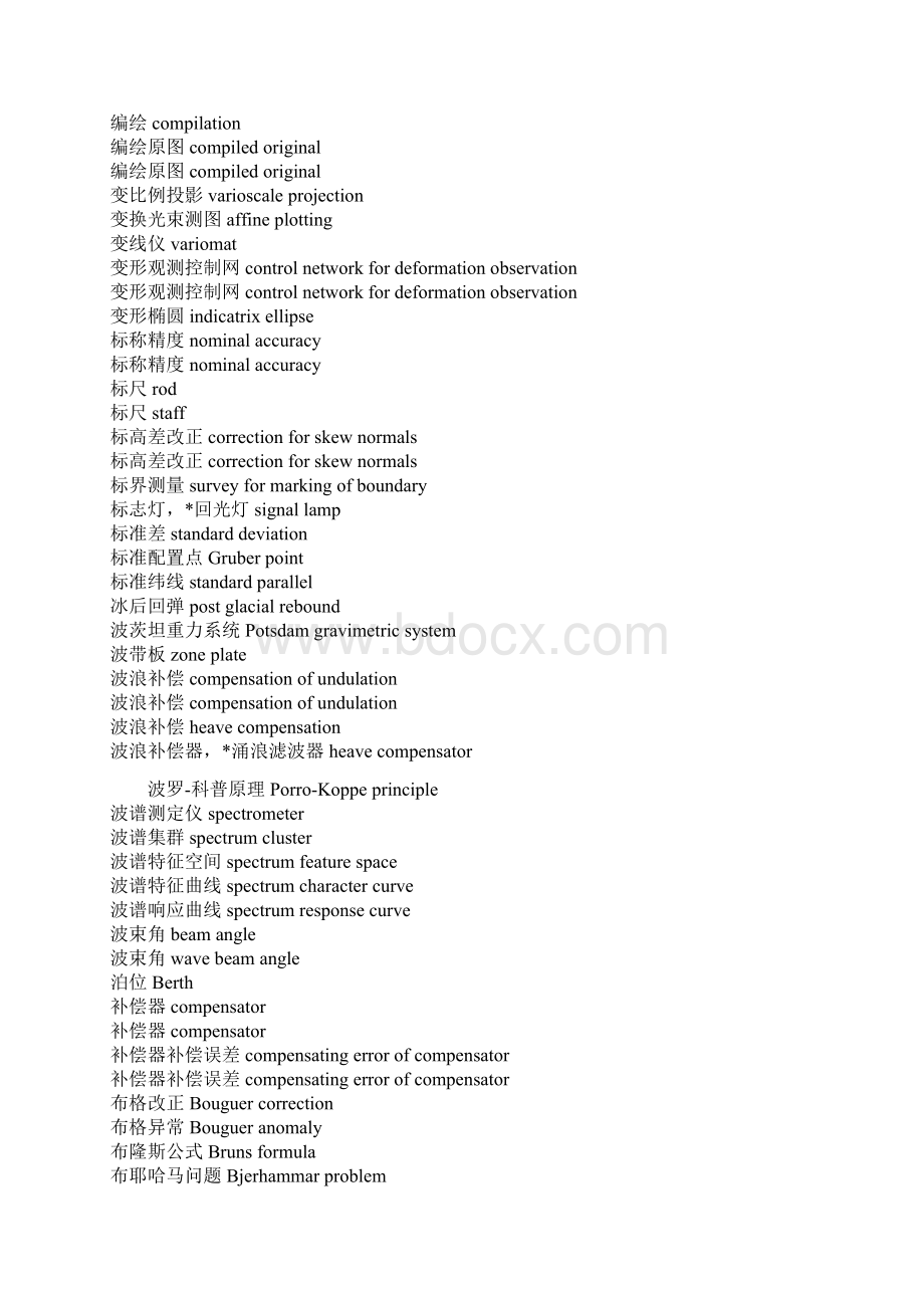 测绘类词汇.docx_第2页