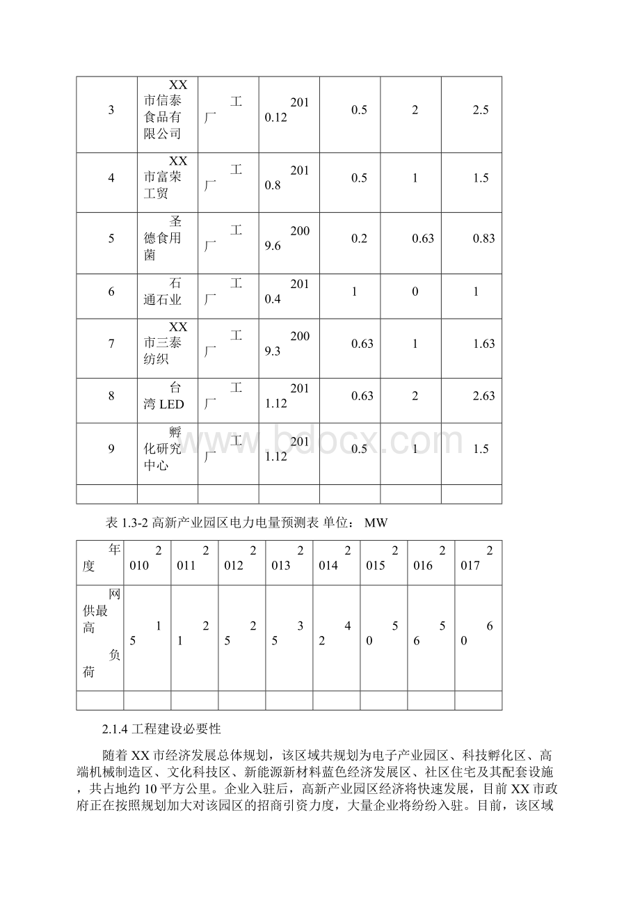 110kV输变电工程可行性研究报告Word文件下载.docx_第3页