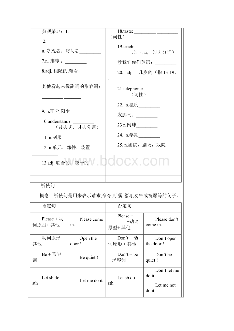 牛津沪教版英语九年级上重点知识复习Word格式.docx_第3页