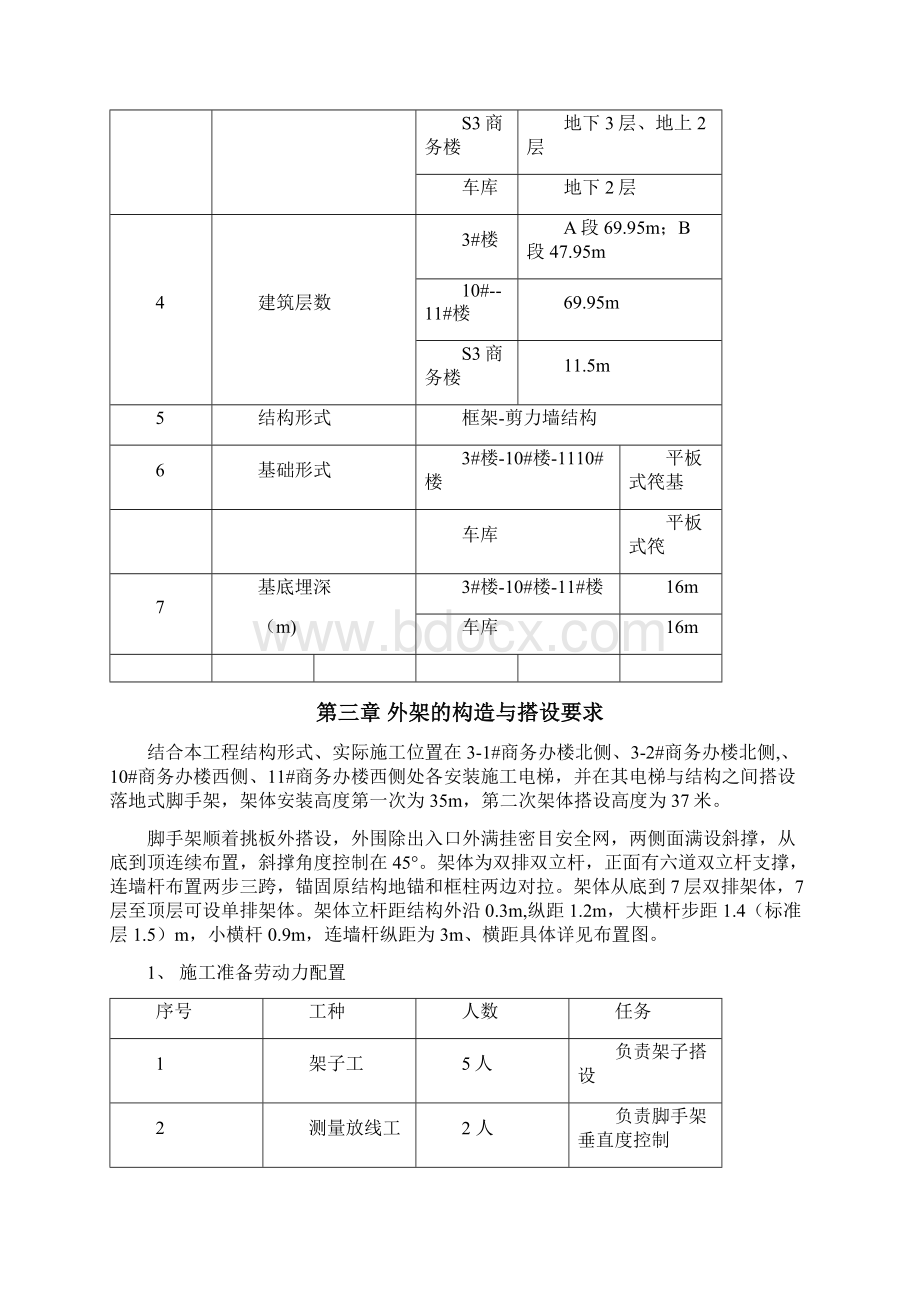 室外电梯防护架搭设施工方案.docx_第2页