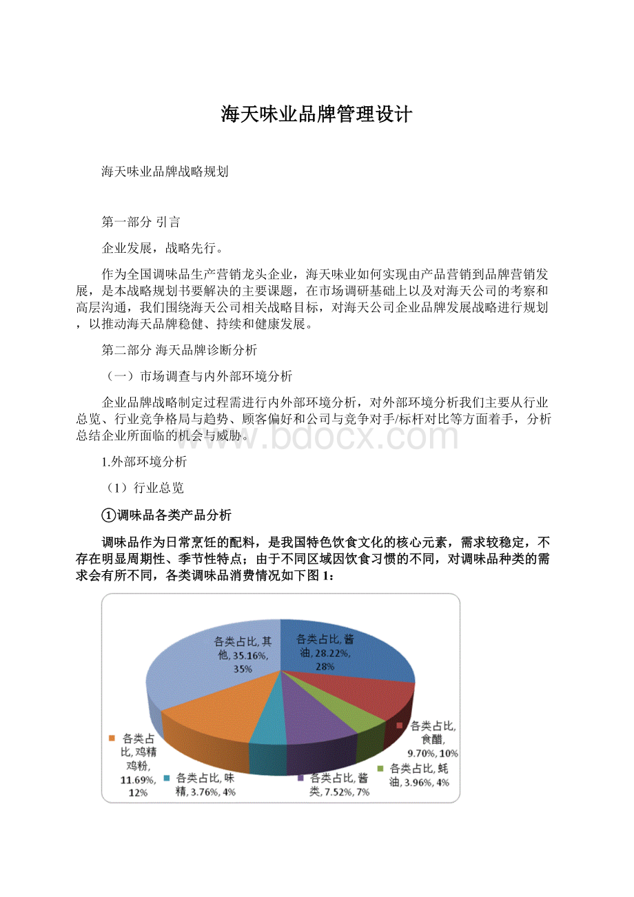 海天味业品牌管理设计.docx_第1页