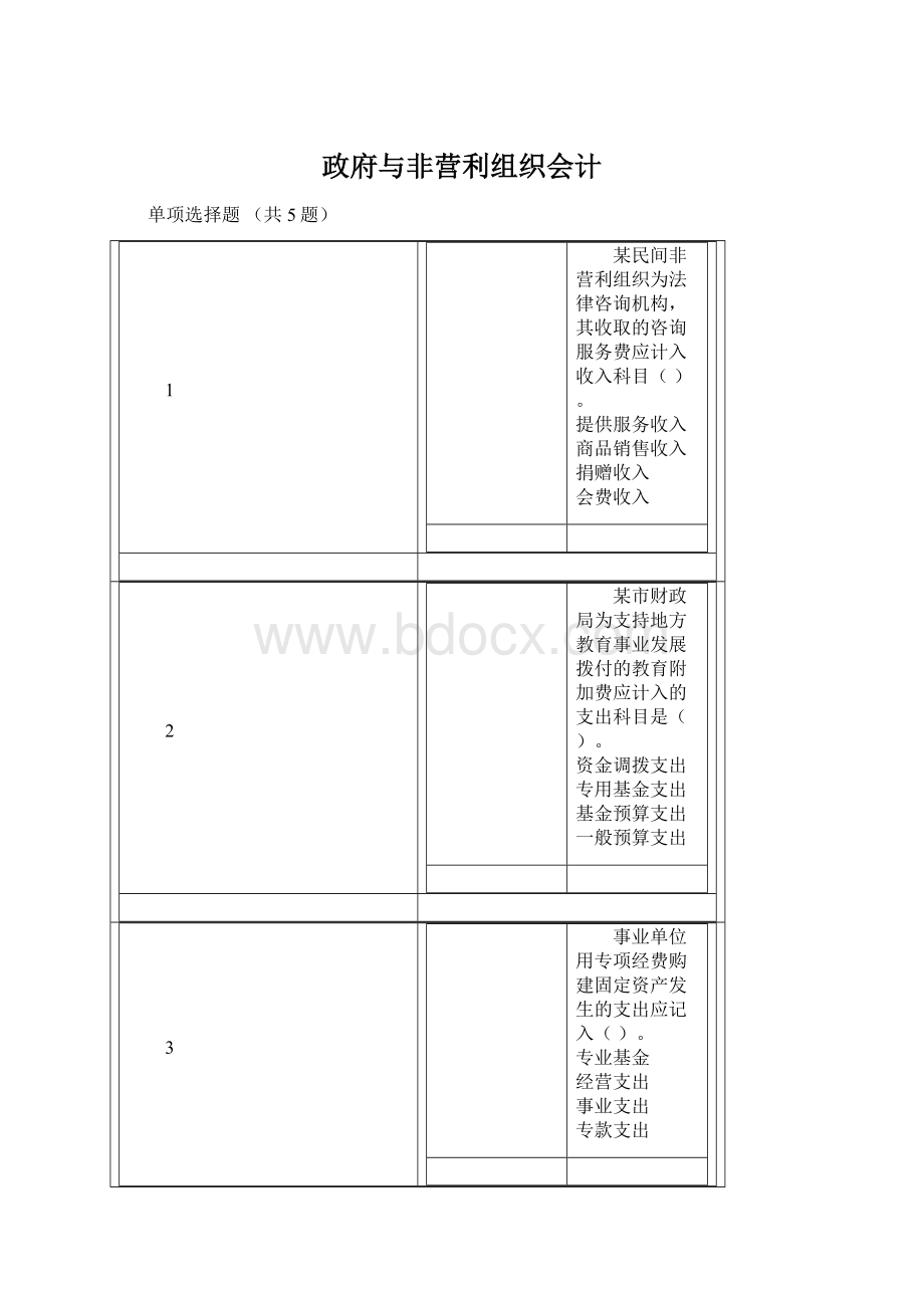 政府与非营利组织会计.docx_第1页