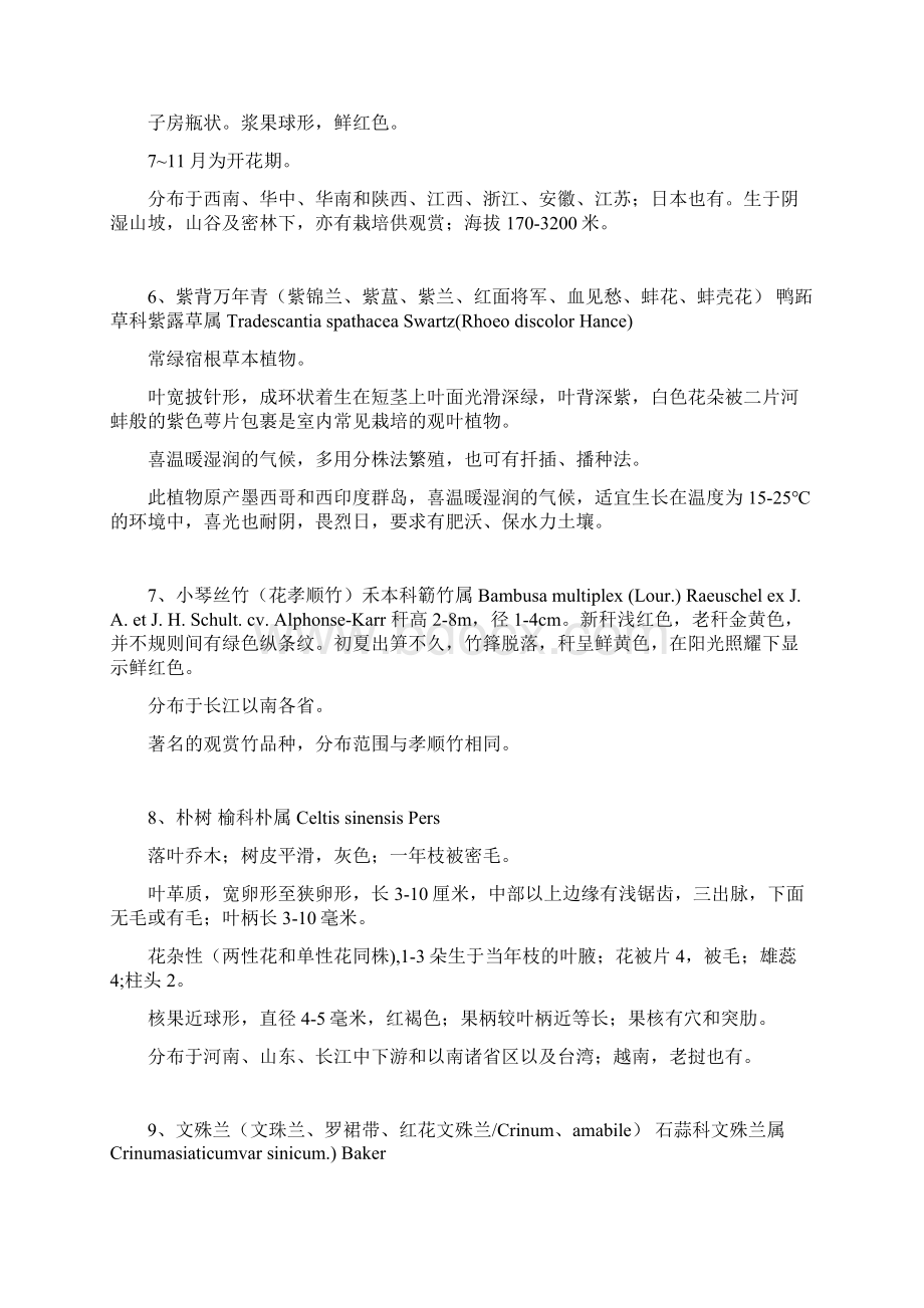 园林植物与应用实验报告.docx_第3页