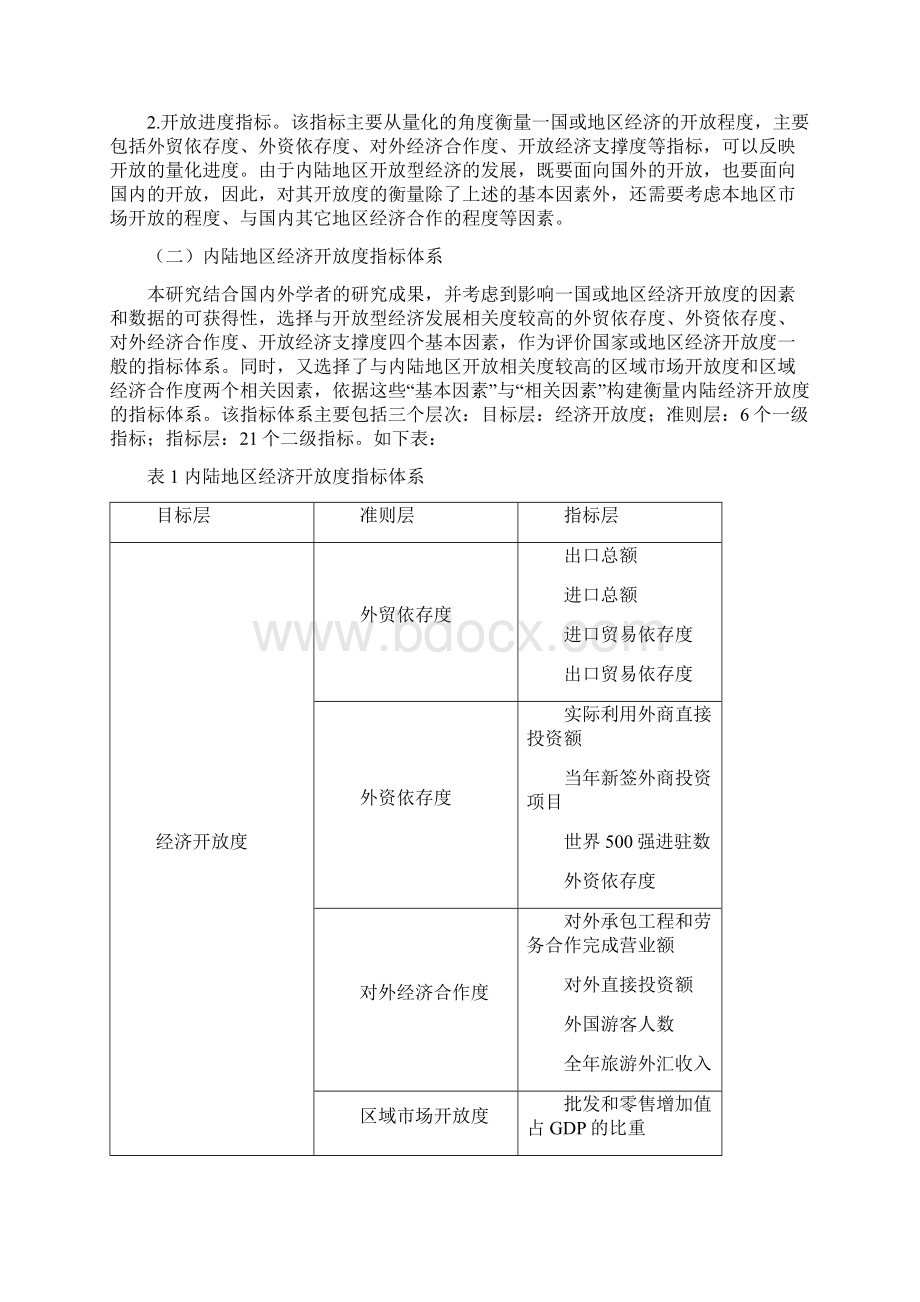 重庆内陆开放型经济的比较研究Word格式文档下载.docx_第2页