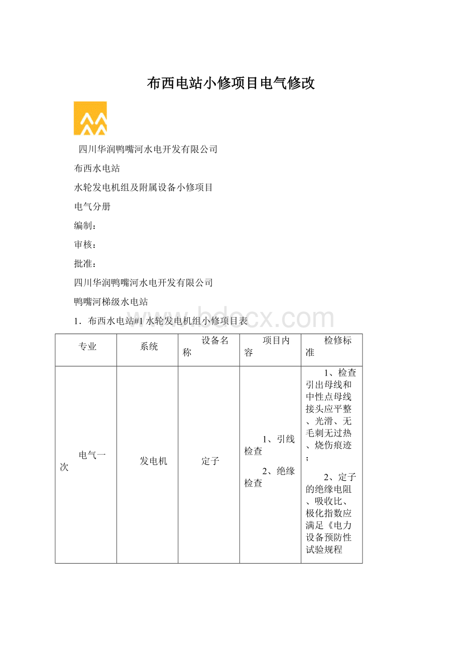 布西电站小修项目电气修改.docx_第1页