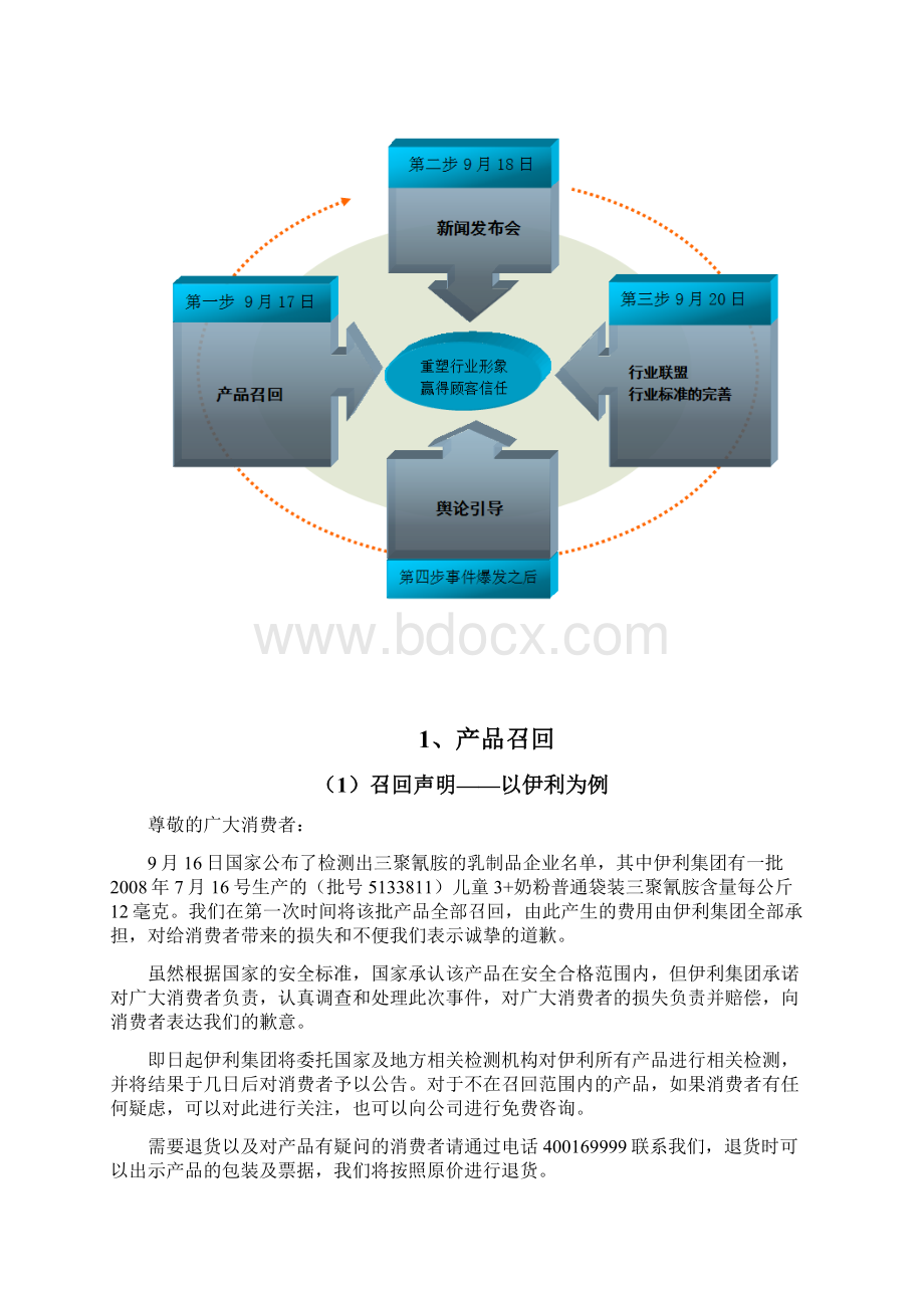 公共关系三鹿事件关联企业的危机策划Word下载.docx_第2页