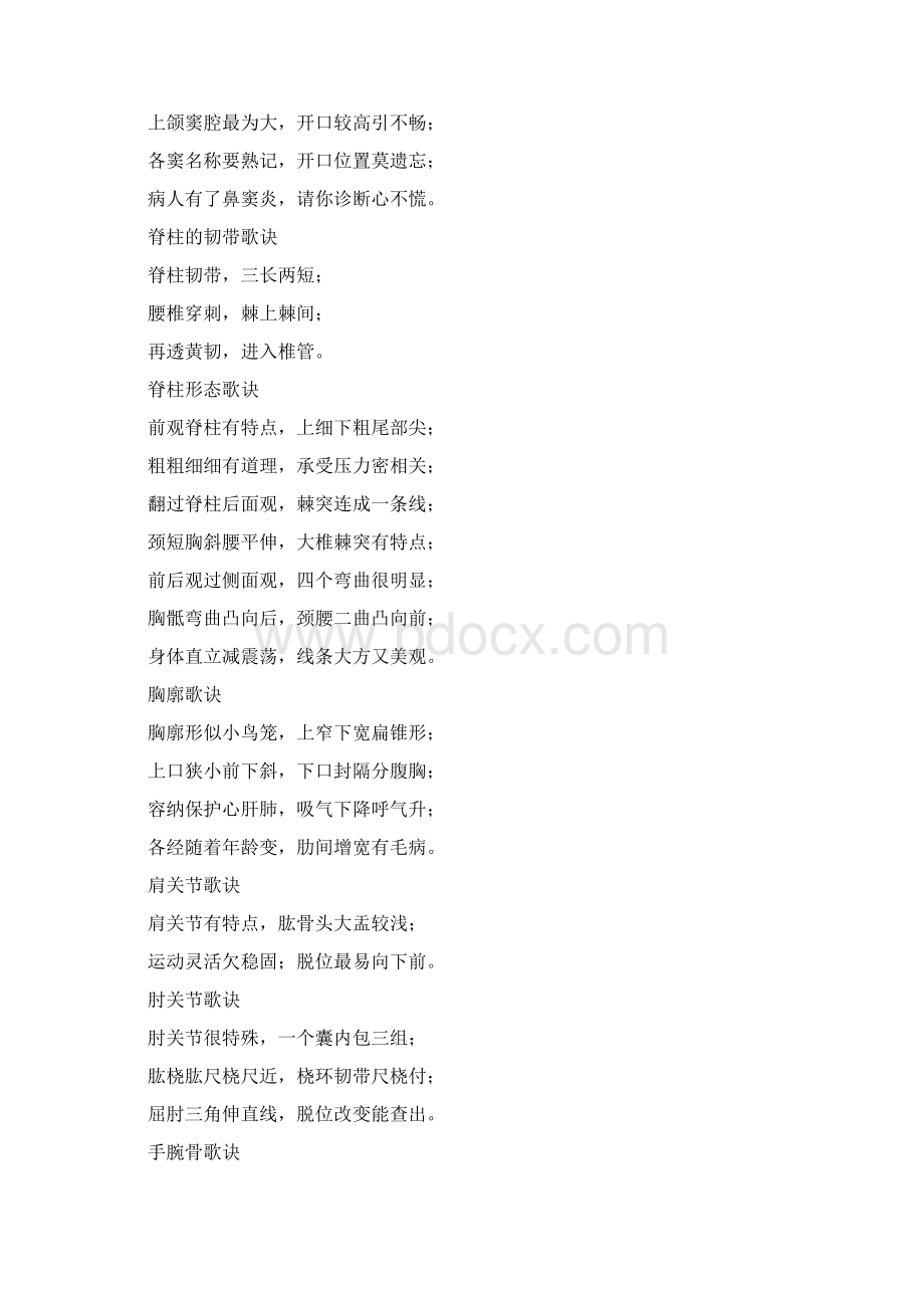 运动系统记忆口诀Word文档下载推荐.docx_第2页